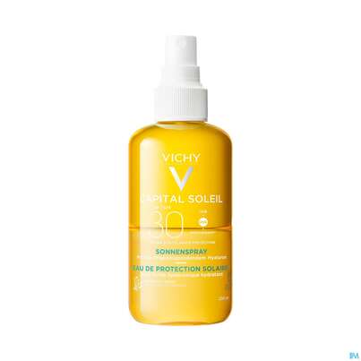 Sie sehen eine Packung Vichy idéal soleil Sonnenspray mit Hyaluron LSF 30, 200 Milliliter, Produktbild: 02 Vichy idéal soleil Sonnenspray mit Hyaluron LSF 30, 200 Milliliter, A-Nr.: 4802618 - 02