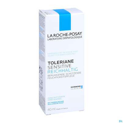 Sie sehen eine Packung La Roche-Posay Toleriane Sensitive reichhaltige Gesichtspflege, 40 Milliliter, Produktbild: 03 La Roche-Posay Toleriane Sensitive reichhaltige Gesichtspflege, 40 Milliliter, A-Nr.: 5063063 - 03