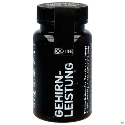 Sie sehen eine Packung Life 100 Monatspackung Kapseln Gehirnleistung 60st, Produktbild: 01 Life 100 Monatspackung Kapseln Gehirnleistung 60st, A-Nr.: 4784984 - 01