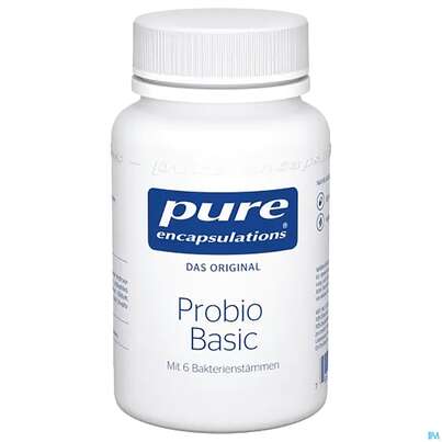 Sie sehen eine Packung Pure Encapsulations Probio Basic, 60 Stück, Produktbild: 01 Pure Encapsulations Probio Basic, 60 Stück, A-Nr.: 4774684 - 01