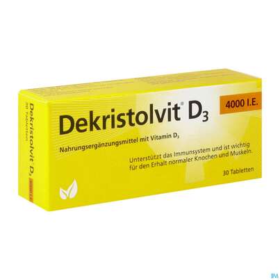 DEKRISTOLVIT D3 4000IE TBL, 30 Stück, A-Nr.: 4324231 - 03