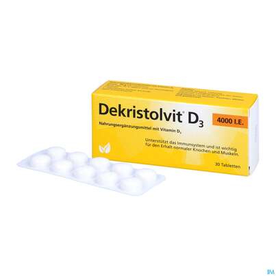 DEKRISTOLVIT D3 4000IE TBL, 30 Stück, A-Nr.: 4324231 - 06