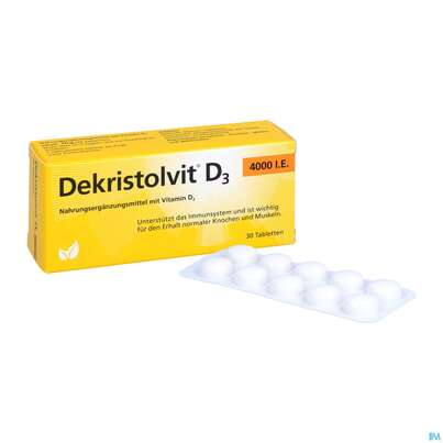DEKRISTOLVIT D3 4000IE TBL, 30 Stück, A-Nr.: 4324231 - 07
