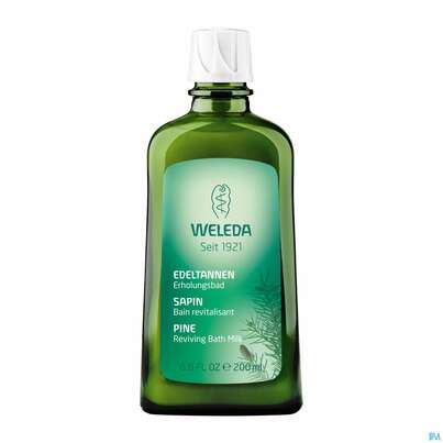Sie sehen eine Packung Weleda Edeltannen-erholungsbad 200ml, Produktbild: 01 Weleda Edeltannen-erholungsbad 200ml, A-Nr.: 5034274 - 01
