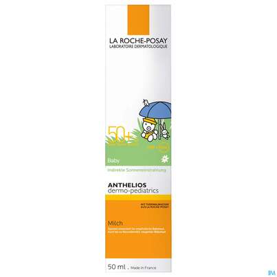 Sie sehen eine Packung La Roche-Posay Anthelios Dermo-Kids Baby Milch LSF 50+, 50 Milliliter, Produktbild: 01 La Roche-Posay Anthelios Dermo-Kids Baby Milch LSF 50+, 50 Milliliter, A-Nr.: 4309651 - 01