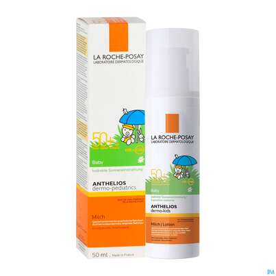 Sie sehen eine Packung La Roche-Posay Anthelios Dermo-Kids Baby Milch LSF 50+, 50 Milliliter, Produktbild: 04 La Roche-Posay Anthelios Dermo-Kids Baby Milch LSF 50+, 50 Milliliter, A-Nr.: 4309651 - 04