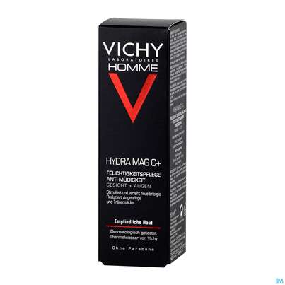 Sie sehen eine Packung VICHY HOMME HYDRA MAG C+, 50 Milliliter, Produktbild: 02 VICHY HOMME HYDRA MAG C+, 50 Milliliter, A-Nr.: 3828136 - 02
