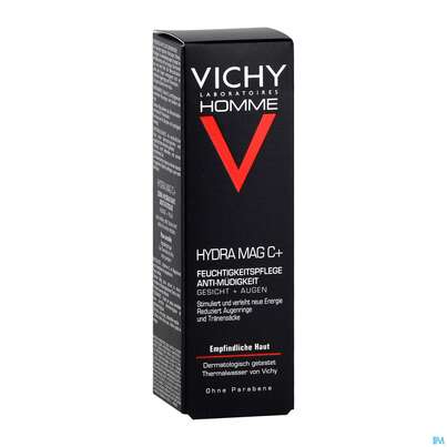 Sie sehen eine Packung VICHY HOMME HYDRA MAG C+, 50 Milliliter, Produktbild: 03 VICHY HOMME HYDRA MAG C+, 50 Milliliter, A-Nr.: 3828136 - 03