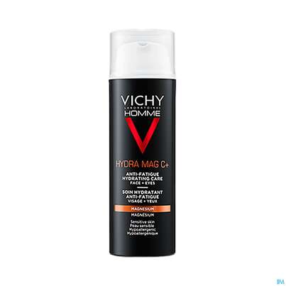 Sie sehen eine Packung VICHY HOMME HYDRA MAG C+, 50 Milliliter, Produktbild: 06 VICHY HOMME HYDRA MAG C+, 50 Milliliter, A-Nr.: 3828136 - 06