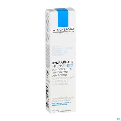 Sie sehen eine Packung La Roche-Posay Hydraphase HA Intense Augen, 15 Milliliter, Produktbild: 04 La Roche-Posay Hydraphase HA Intense Augen, 15 Milliliter, A-Nr.: 3832528 - 04