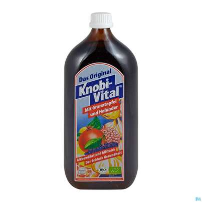 Sie sehen eine Packung Knobivital +granatapfel +holunder 960ml, Produktbild: 01 Knobivital +granatapfel +holunder 960ml, A-Nr.: 3795810 - 01