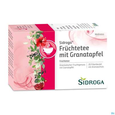 Sidroga Früchtetee mit Granatapfel, 20 Stück, A-Nr.: 4268969 - 03