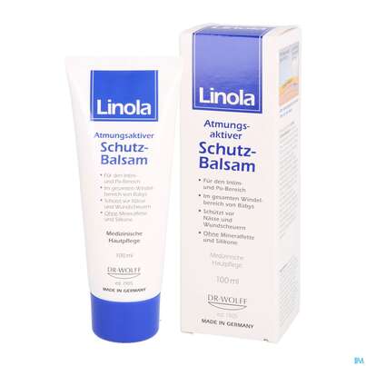 Sie sehen eine Packung LINOLA SCHUTZ BLS, 100 Milliliter, Produktbild: 04 LINOLA SCHUTZ BLS, 100 Milliliter, A-Nr.: 4109248 - 04