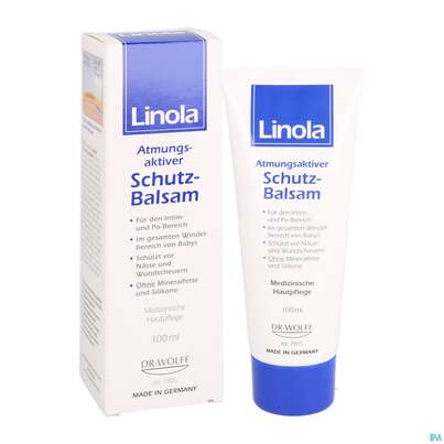 Sie sehen eine Packung LINOLA SCHUTZ BLS, 100 Milliliter, Produktbild: 05 LINOLA SCHUTZ BLS, 100 Milliliter, A-Nr.: 4109248 - 05