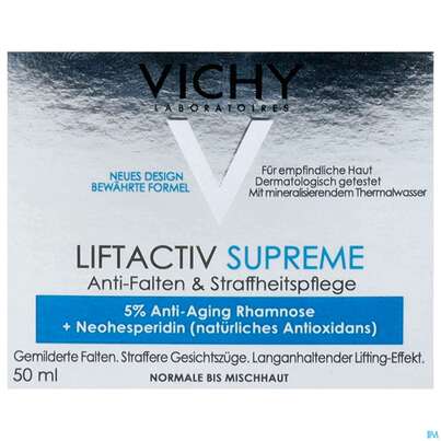Sie sehen eine Packung VICHY LIFTACTIV SUPR NH, 50 Milliliter, Produktbild: 01 VICHY LIFTACTIV SUPR NH, 50 Milliliter, A-Nr.: 4261447 - 01
