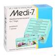 Sie sehen eine Packung DISPENSER MEDI -7PHA TÜRKIS, 1 Stück, Produktbild: 03 DISPENSER MEDI -7PHA TÜRKIS, 1 Stück, A-Nr.: 3742647 - 03