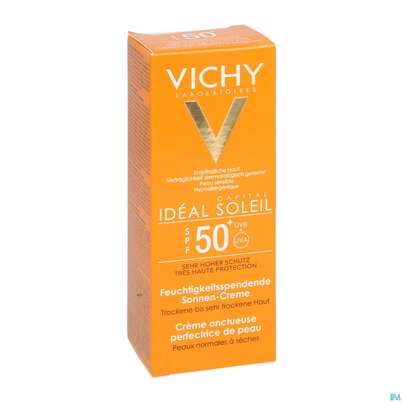 Sie sehen eine Packung Vichy Capital Soleil Sonnen-Creme LSF 50+, 50 Milliliter, Produktbild: 03 Vichy Capital Soleil Sonnen-Creme LSF 50+, 50 Milliliter, A-Nr.: 4090307 - 03