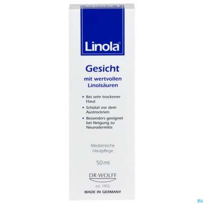 Sie sehen eine Packung LINOLA GESCR, 50 Milliliter, Produktbild: 01 LINOLA GESCR, 50 Milliliter, A-Nr.: 4089505 - 01