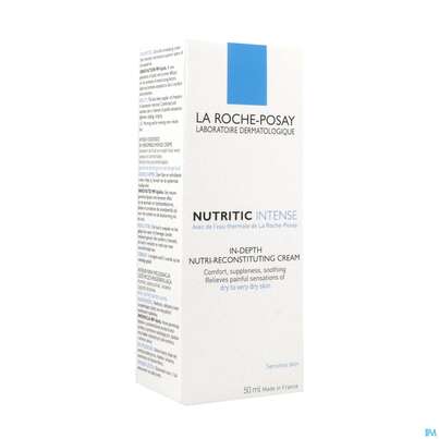 Sie sehen eine Packung La Roche-Posay Nutritic Intense Intensive Aufbaupflege, 50 Milliliter, Produktbild: 04 La Roche-Posay Nutritic Intense Intensive Aufbaupflege, 50 Milliliter, A-Nr.: 4083922 - 04