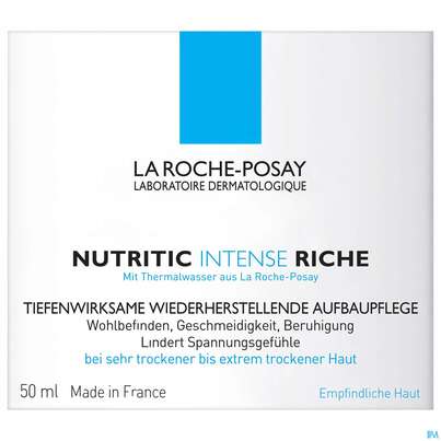 Sie sehen eine Packung La Roche-Posay Nutritic Intense Riche Aufbaupflege , 50 Milliliter, Produktbild: 01 La Roche-Posay Nutritic Intense Riche Aufbaupflege , 50 Milliliter, A-Nr.: 4083916 - 01