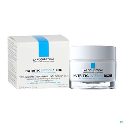 Sie sehen eine Packung La Roche-Posay Nutritic Intense Riche Aufbaupflege , 50 Milliliter, Produktbild: 04 La Roche-Posay Nutritic Intense Riche Aufbaupflege , 50 Milliliter, A-Nr.: 4083916 - 04