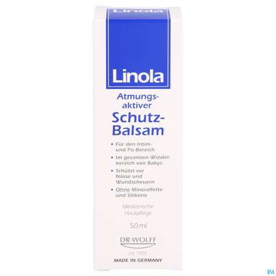 Sie sehen eine Packung LINOLA SCHUTZ BLS, 50 Milliliter, Produktbild: 01 LINOLA SCHUTZ BLS, 50 Milliliter, A-Nr.: 4241769 - 01