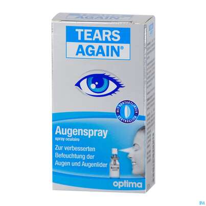 Sie sehen eine Packung TEARS AGAIN AU-SPRAY OPT, 10 Milliliter, Produktbild: 04 TEARS AGAIN AU-SPRAY OPT, 10 Milliliter, A-Nr.: 3726022 - 04
