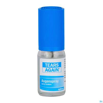Sie sehen eine Packung TEARS AGAIN AU-SPRAY OPT, 10 Milliliter, Produktbild: 07 TEARS AGAIN AU-SPRAY OPT, 10 Milliliter, A-Nr.: 3726022 - 07