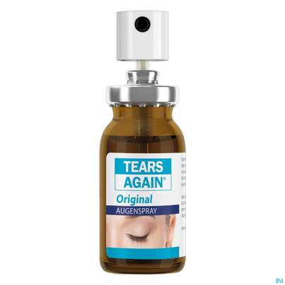 Sie sehen eine Packung TEARS AGAIN AU-SPRAY OPT, 10 Milliliter, Produktbild: 08 TEARS AGAIN AU-SPRAY OPT, 10 Milliliter, A-Nr.: 3726022 - 08