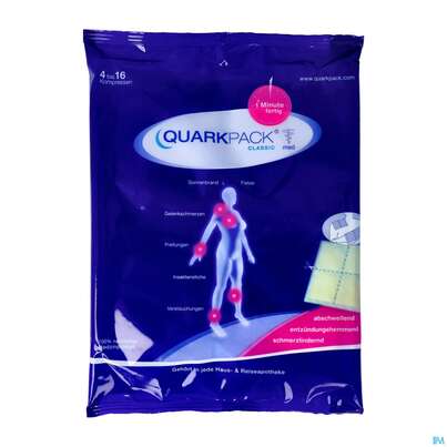 Sie sehen eine Packung TOPFENUMSCHLAG QUARKPACK, 4 Stück, Produktbild: 02 TOPFENUMSCHLAG QUARKPACK, 4 Stück, A-Nr.: 3735914 - 02