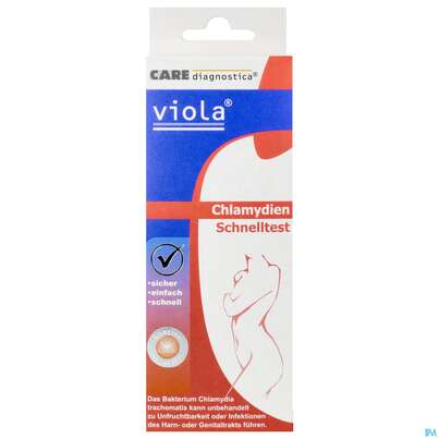 Sie sehen eine Packung Diagnostika U.zubehoer Viola Schnelltest Chlamydien 1st, Produktbild: 01 Diagnostika U.zubehoer Viola Schnelltest Chlamydien 1st, A-Nr.: 4063138 - 01