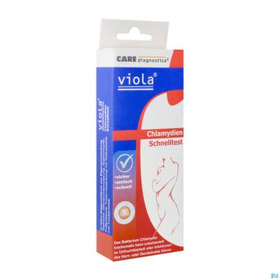 Sie sehen eine Packung Diagnostika U.zubehoer Viola Schnelltest Chlamydien 1st, Produktbild: 02 Diagnostika U.zubehoer Viola Schnelltest Chlamydien 1st, A-Nr.: 4063138 - 02