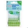 Sie sehen eine Packung TEPE IDB 0,8MM GRUEN, 6 Stück, Produktbild: 01 TEPE IDB 0,8MM GRUEN, 6 Stück, A-Nr.: 3698461 - 01