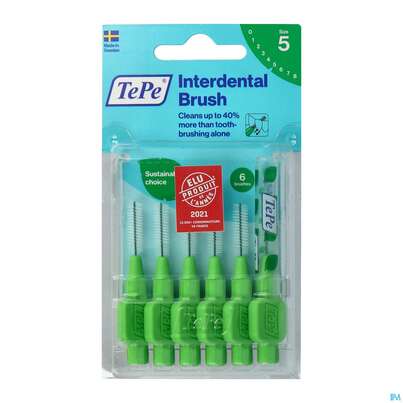 Sie sehen eine Packung TEPE IDB 0,8MM GRUEN, 6 Stück, Produktbild: 04 TEPE IDB 0,8MM GRUEN, 6 Stück, A-Nr.: 3698461 - 04
