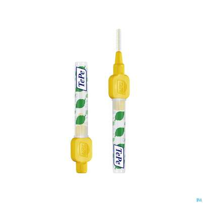 Sie sehen eine Packung Tepe Interdentalbuersten 0,7mm Gelb 6st, Produktbild: 04 Tepe Interdentalbuersten 0,7mm Gelb 6st, A-Nr.: 3698366 - 04