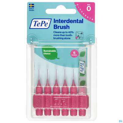 Sie sehen eine Packung TEPE IDB 0,4MM PINK, 6 Stück, Produktbild: 01 TEPE IDB 0,4MM PINK, 6 Stück, A-Nr.: 3698509 - 01