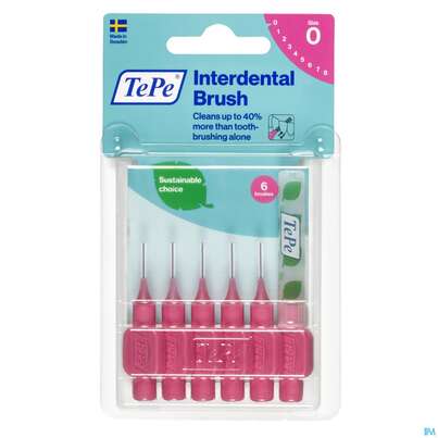 Sie sehen eine Packung TEPE IDB 0,4MM PINK, 6 Stück, Produktbild: 03 TEPE IDB 0,4MM PINK, 6 Stück, A-Nr.: 3698509 - 03