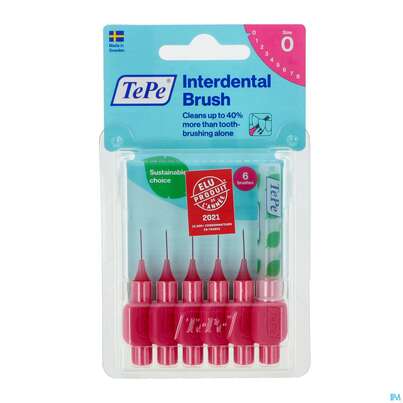 Sie sehen eine Packung TEPE IDB 0,4MM PINK, 6 Stück, Produktbild: 04 TEPE IDB 0,4MM PINK, 6 Stück, A-Nr.: 3698509 - 04