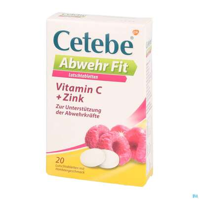 Sie sehen eine Packung CETEBE ABWEHR FIT LTBL, 20 Stück, Produktbild: 02 CETEBE ABWEHR FIT LTBL, 20 Stück, A-Nr.: 4056546 - 02