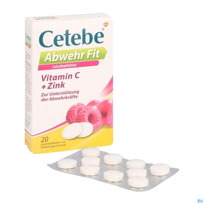 Sie sehen eine Packung CETEBE ABWEHR FIT LTBL, 20 Stück, Produktbild: 04 CETEBE ABWEHR FIT LTBL, 20 Stück, A-Nr.: 4056546 - 04