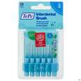 Sie sehen eine Packung Tepe Interdentalbuersten 0,6mm Blau 6st, Produktbild: 01 Tepe Interdentalbuersten 0,6mm Blau 6st, A-Nr.: 3698225 - 01