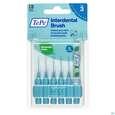 Sie sehen eine Packung Tepe Interdentalbuersten 0,6mm Blau 6st, Produktbild: 02 Tepe Interdentalbuersten 0,6mm Blau 6st, A-Nr.: 3698225 - 02