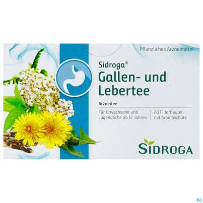 Sidroga Gallen- und Lebertee, 20 Stück, A-Nr.: 4034585 - 01