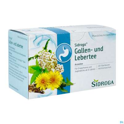 Sidroga Gallen- und Lebertee, 20 Stück, A-Nr.: 4034585 - 02