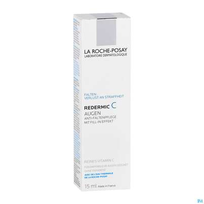 Sie sehen eine Packung La Roche Posay Pure Vitamin C Augen Anti-Falten Pflege, 15 Milliliter, Produktbild: 03 La Roche Posay Pure Vitamin C Augen Anti-Falten Pflege, 15 Milliliter, A-Nr.: 4032534 - 03