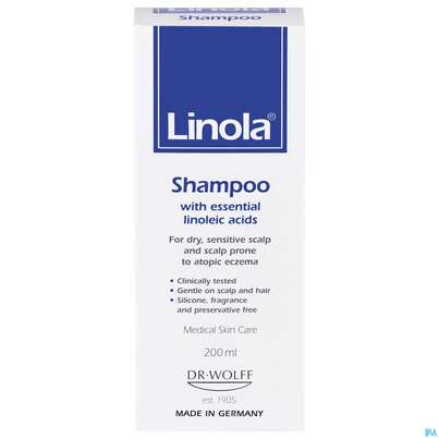 Sie sehen eine Packung LINOLA SH., 200 Milliliter, Produktbild: 01 LINOLA SH., 200 Milliliter, A-Nr.: 3628259 - 01