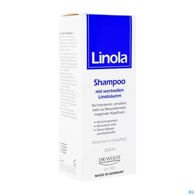 Sie sehen eine Packung LINOLA SH., 200 Milliliter, Produktbild: 03 LINOLA SH., 200 Milliliter, A-Nr.: 3628259 - 03
