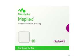 Wundverband Mepilex Silikon 5x 5cm 5st, A-Nr.: 4012017 - 01
