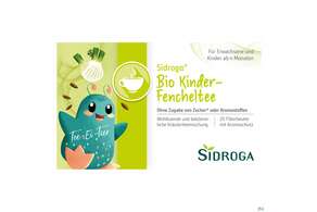 Sidroga Bio Kinder Fenchel Tee, 20 Stück, A-Nr.: 3628325 - 01