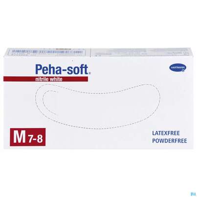 U-HDSCH PEHA-S.NITR.WHITE M, 100 Stück, A-Nr.: 3994099 - 01